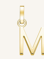 Rosefield pendant gold letter m