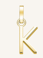 Rosefield pendant gold letter k