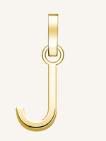 Rosefield pendant gold letter j