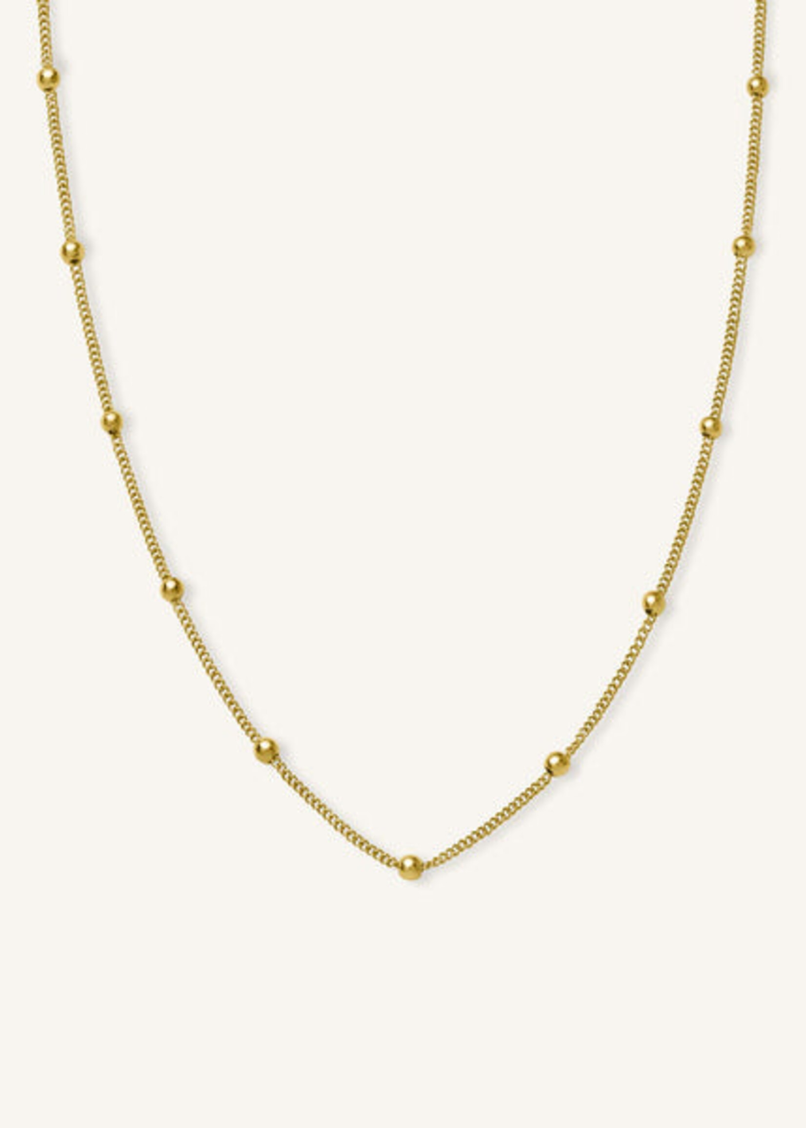 Rosefield iggy dotted choker gold