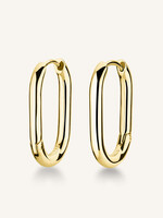 Rosefield large oval hoops gold