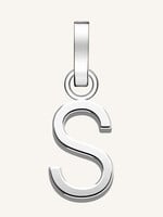 Rosefield pendant silver letter s