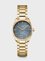 Cluse Féroce Mini Watch Steel, Blue Pearl, Gold Colour