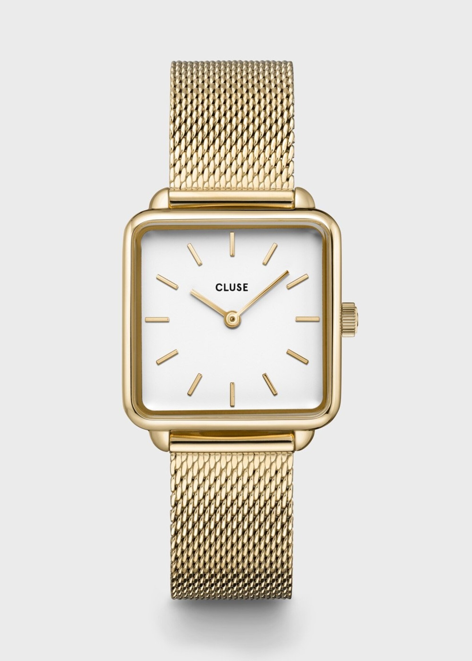 Cluse La Tétragone Mesh White, Gold Colour