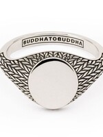 Buddha to Buddha 925 Sterling Zilveren 049 - Ellen Signet Ring Silver