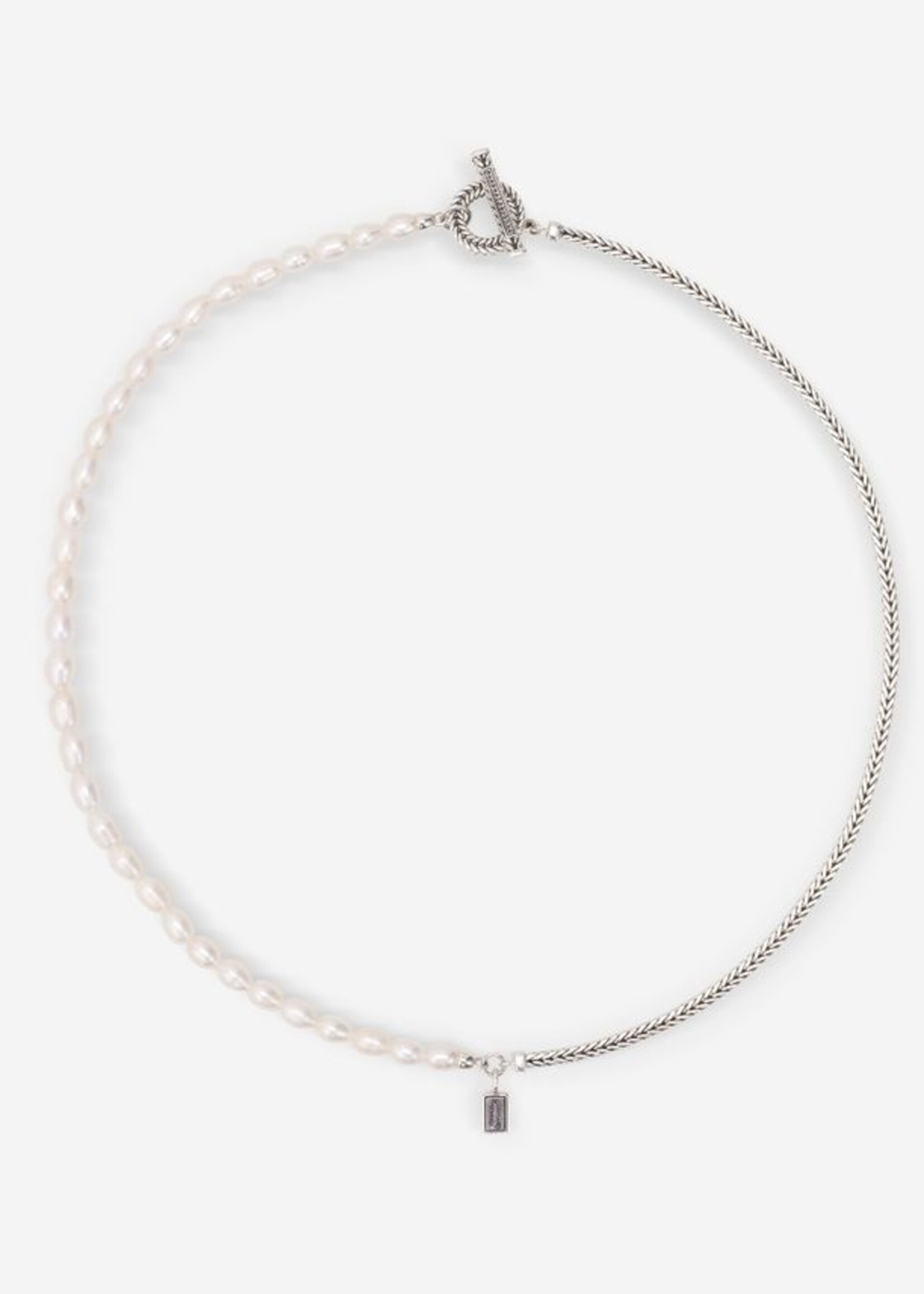 Buddha to Buddha 925 Sterling Zilveren 713 Barbara Pearl Necklace