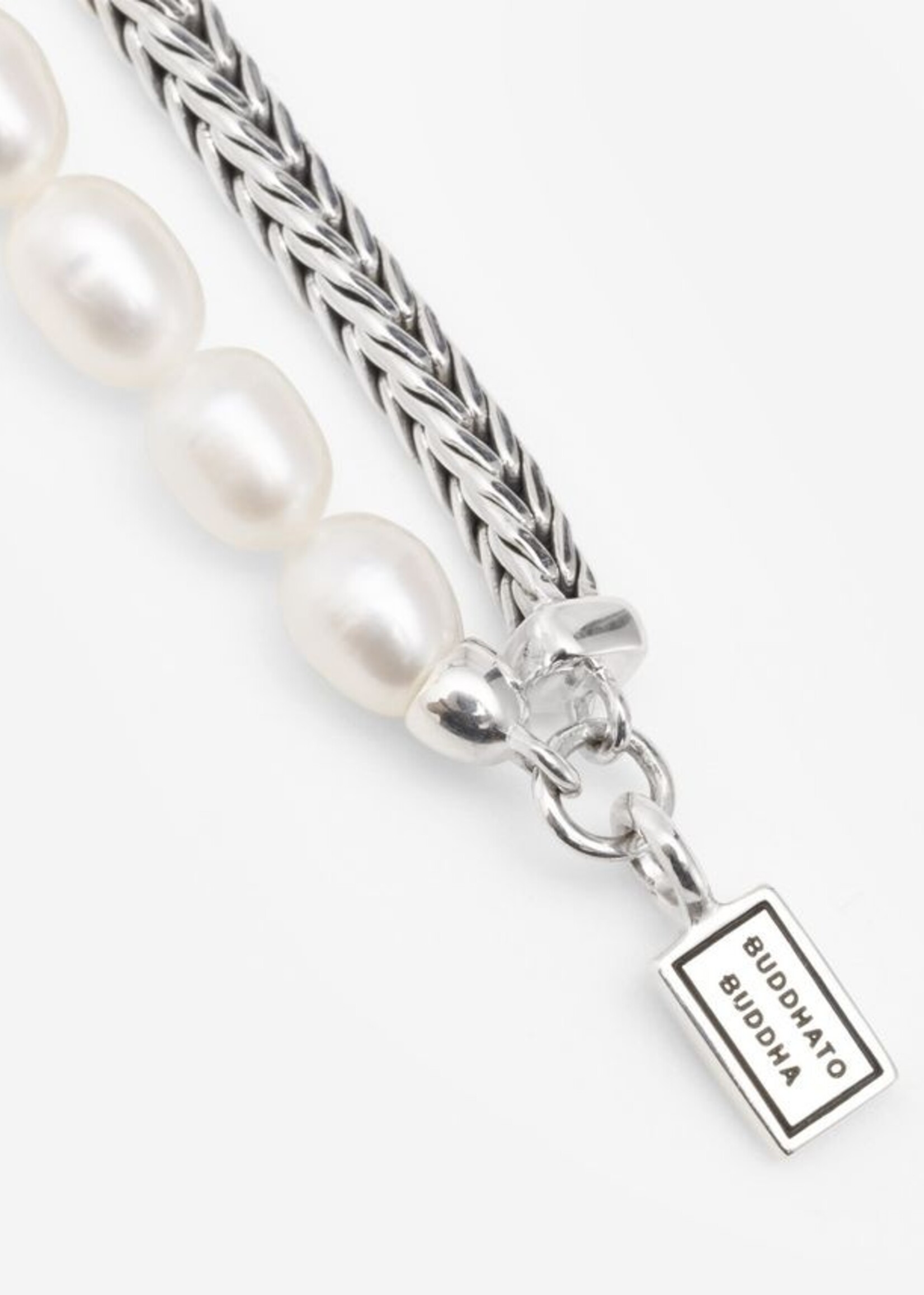 Buddha to Buddha 925 Sterling Zilveren 713 Barbara Pearl Necklace