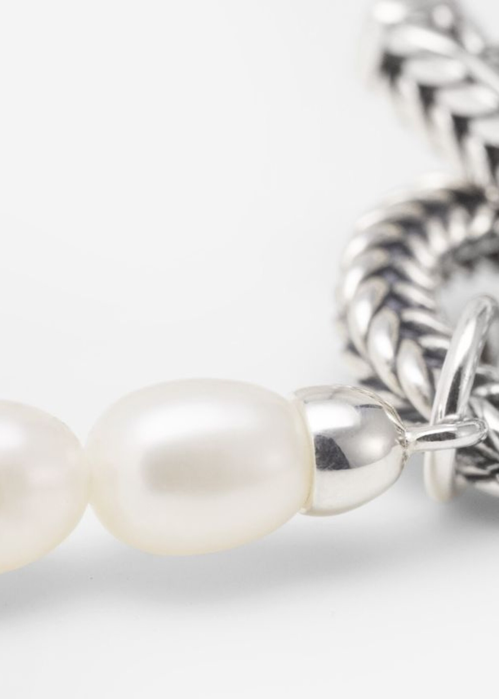 Buddha to Buddha 925 Sterling Zilveren 713 Barbara Pearl Necklace