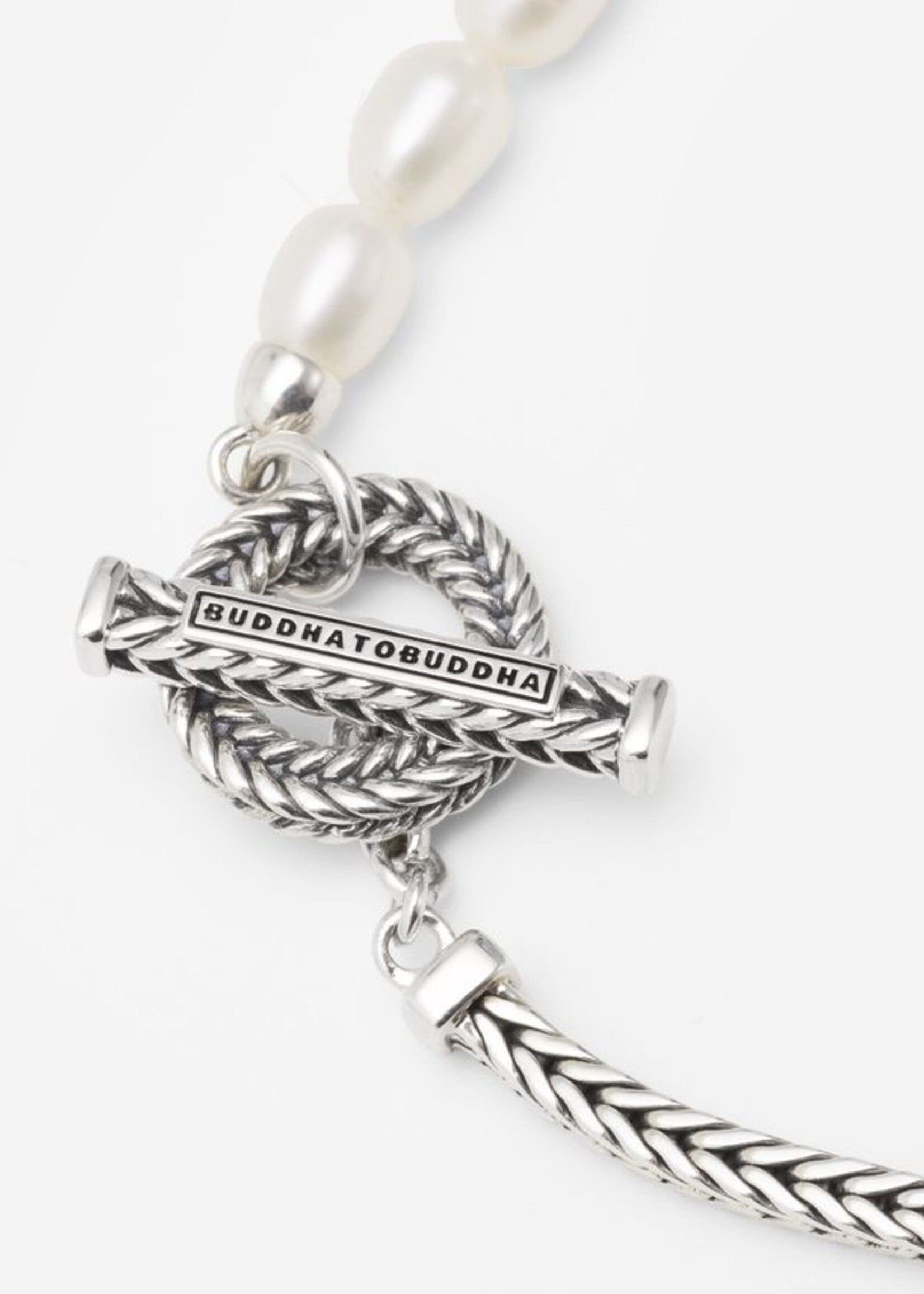 Buddha to Buddha 925 Sterling Zilveren 713 Barbara Pearl Necklace
