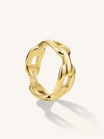 Rosefield Linked Ring Gold