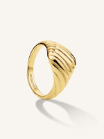 Rosefield Ridged Ring Gold Size
