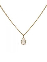Karma Necklace LILY Drop Zirconia Goldplated