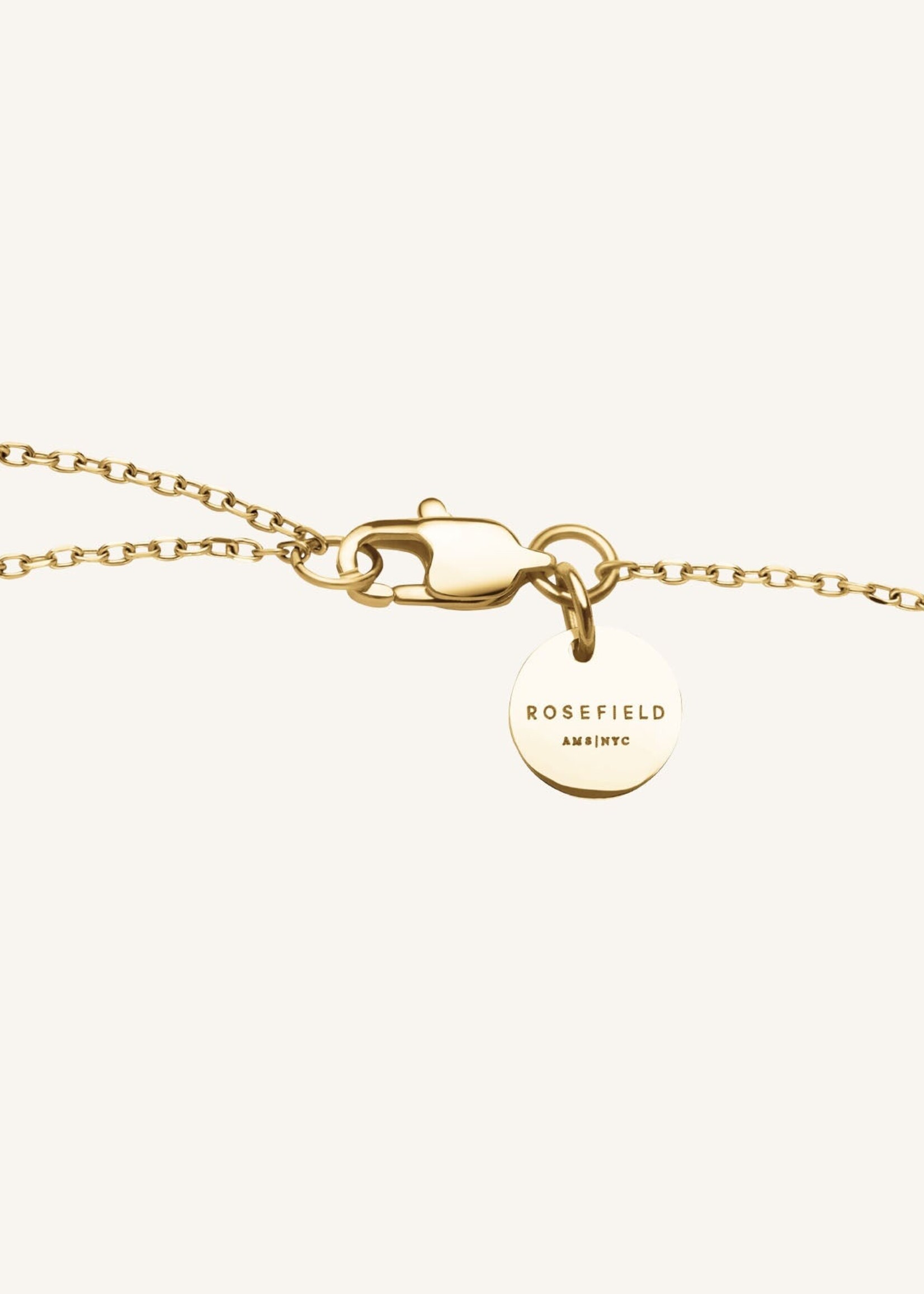Rosefield Puffy Heart Necklace Gold