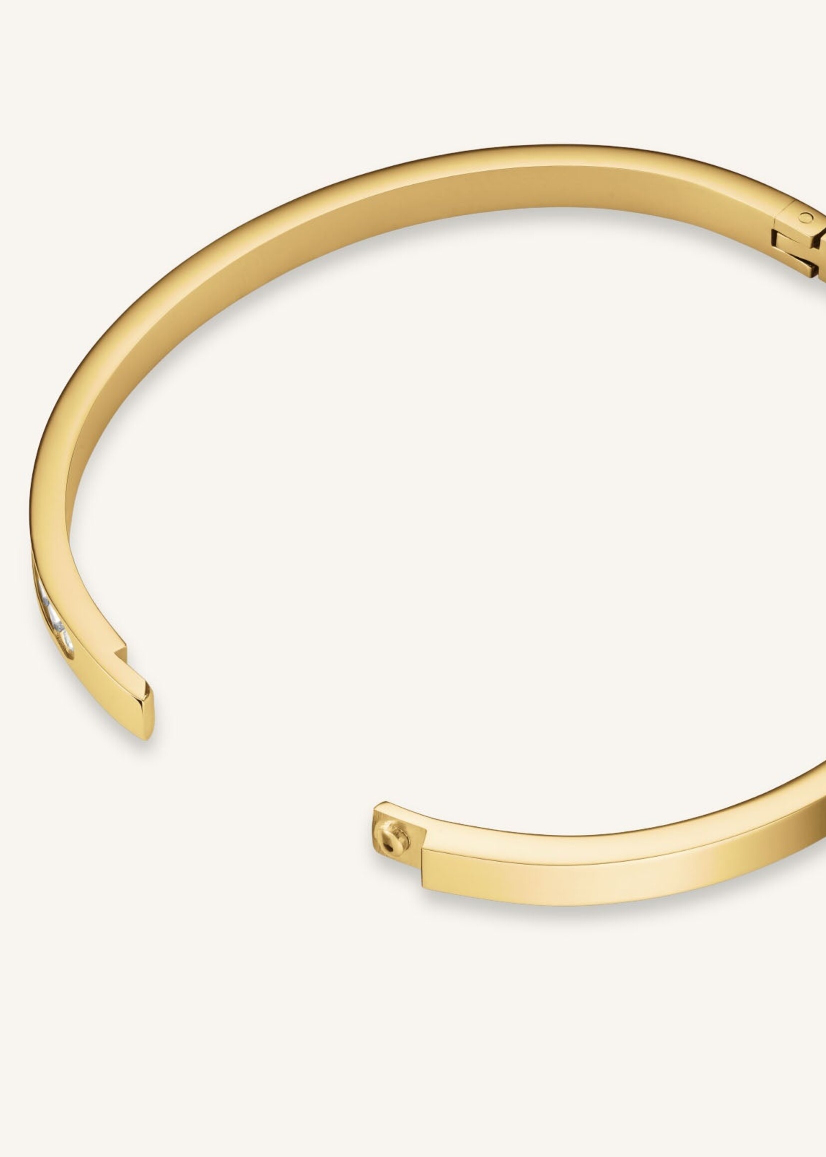 Rosefield Crystal Bangle Gold
