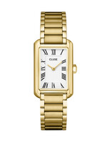 Cluse Belisenna Watch Steel, White, Gold Colour