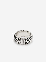Buddha to Buddha 925 Sterling Zilveren 788 chain texture ring
