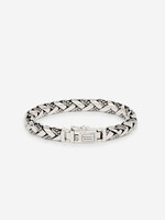 Buddha to Buddha 925 Sterling Zilveren 128 - George Texture Bracelet Silver