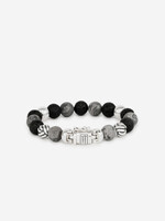 Buddha to Buddha 925 Sterling Zilveren 188 MG - Spirit Bead Mix Grey Picasso Jasper Bracelet