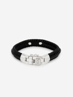Buddha to Buddha Buddha to Buddha 925 Sterling Zilveren 816BL F Nurul Small Lth Black