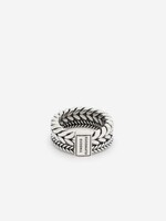 Buddha to Buddha 925 Sterling Zilveren 609 - Barbara Dubbel Ring