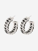 Buddha to Buddha 925 Sterling Zilveren 432 one - Zilveren Chain Earring