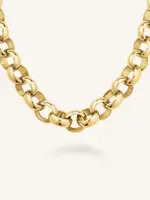 Rosefield Chunky Roll Necklace Gold