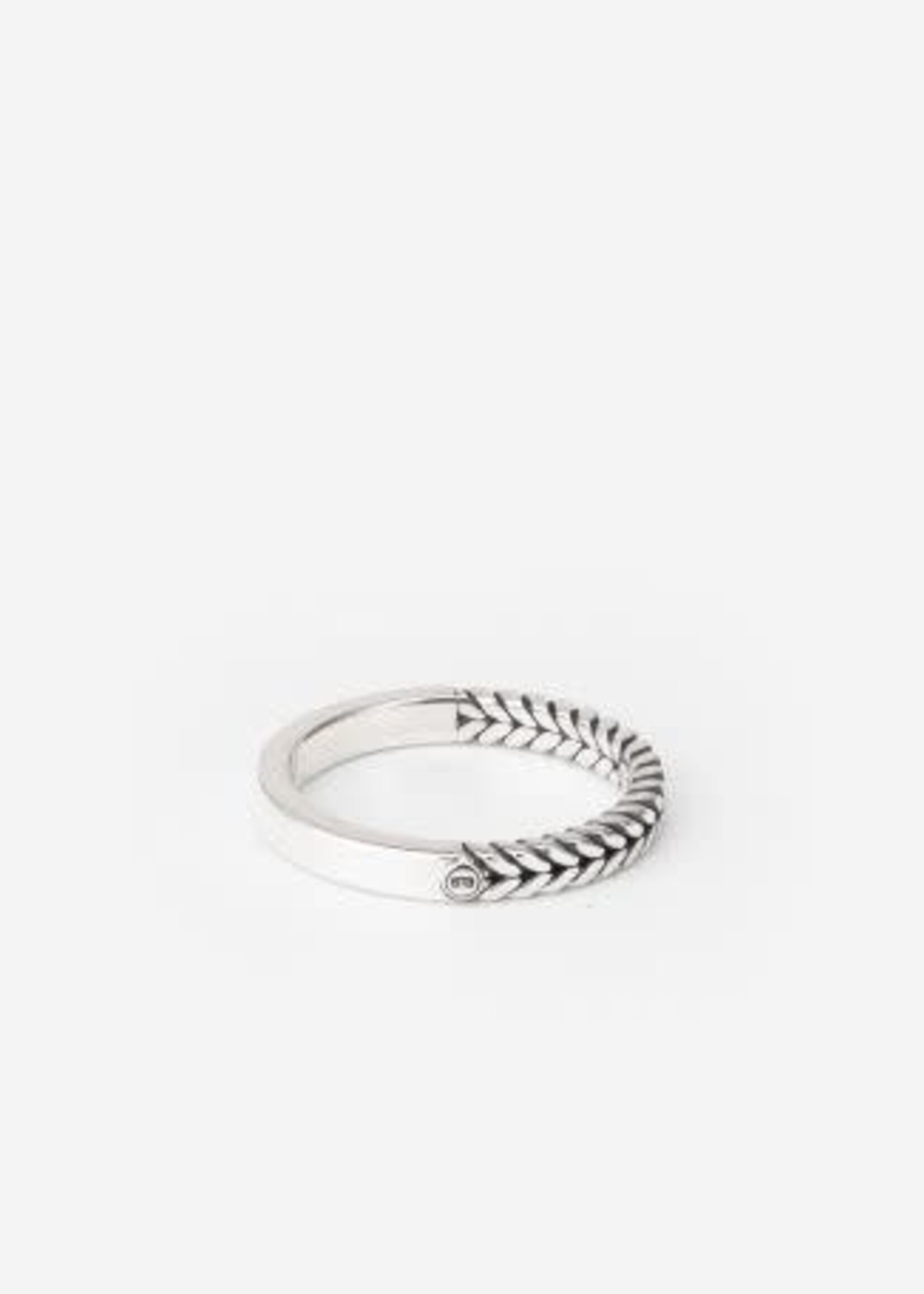 Buddha to Buddha 925 Sterling Zilveren 330 - Barbara Mini Dual Ring Silver