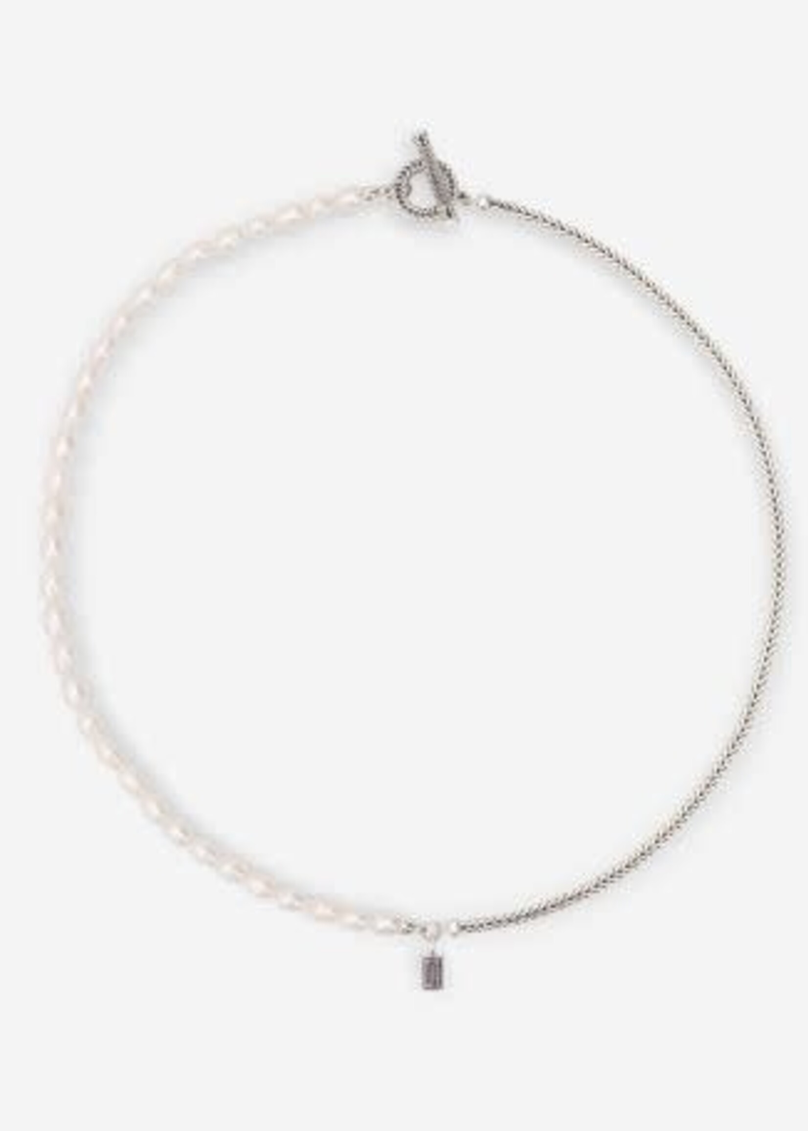 Buddha to Buddha 925 Sterling Zilveren 713 Barbara Pearl Necklace