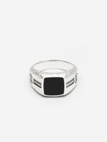 Buddha to Buddha 925 Sterling Zilveren 046 - Ring Tangguh Small Silver Onyx
