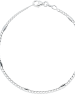 Ferrum by Tom Silver Schakelarmband Gourmet Plaat