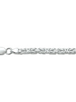 Konings Armband Zilver 3mm 21cm
