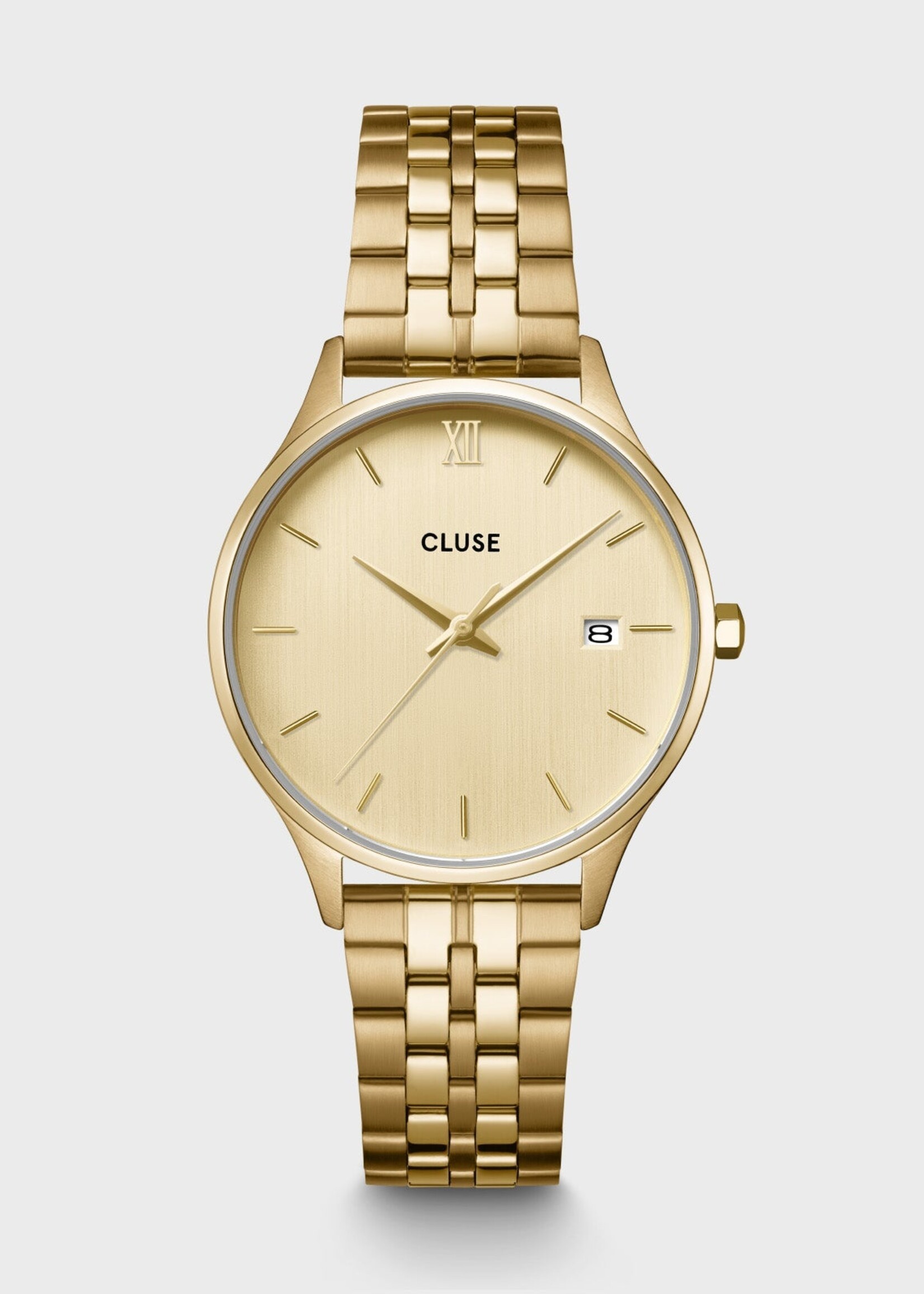 Cluse Minuit Date Watch Steel, Full Gold Colour