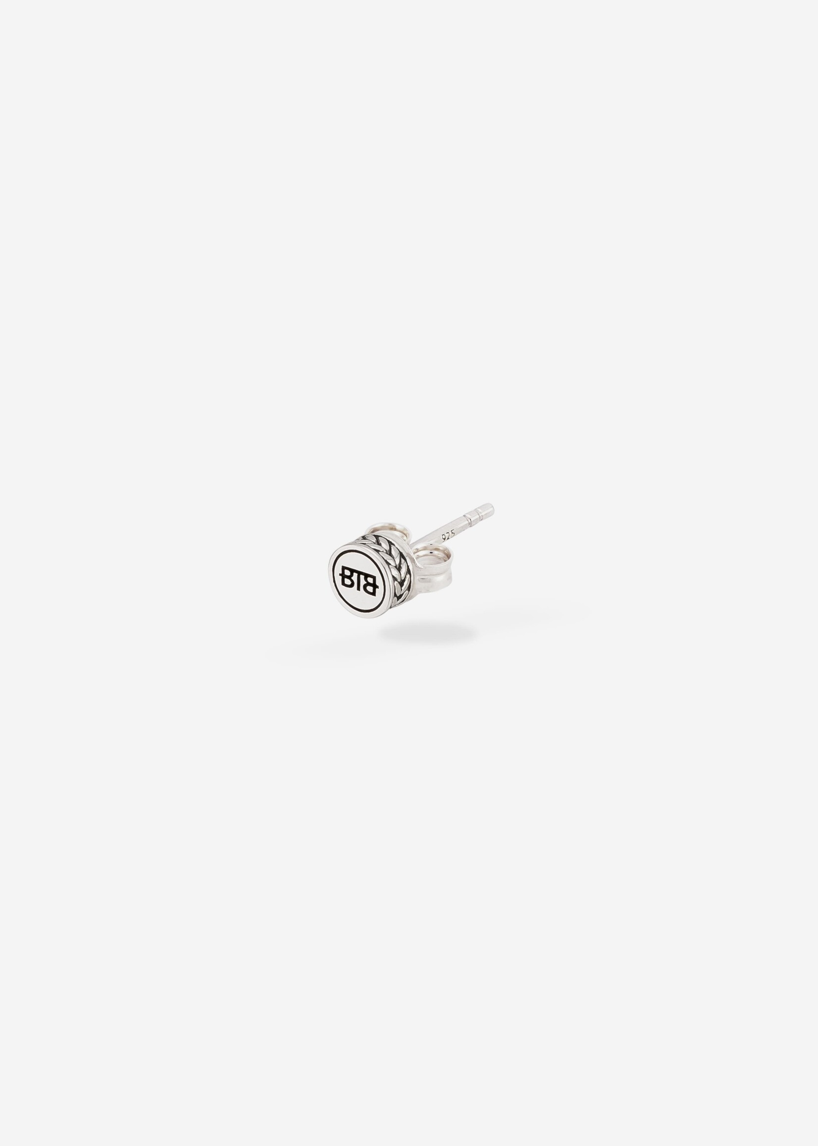 Buddha to Buddha 925 Sterling Zilveren 417 One Barbara Logo Earstud Silver Single Piece