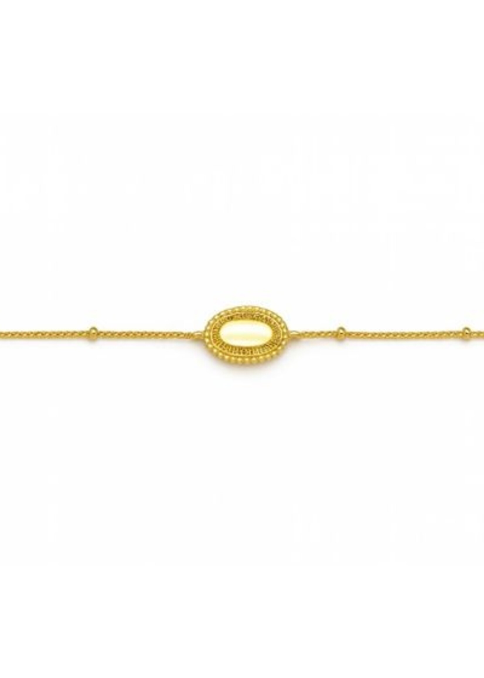 Karma Bracelet ALICEE Coin Goldplated