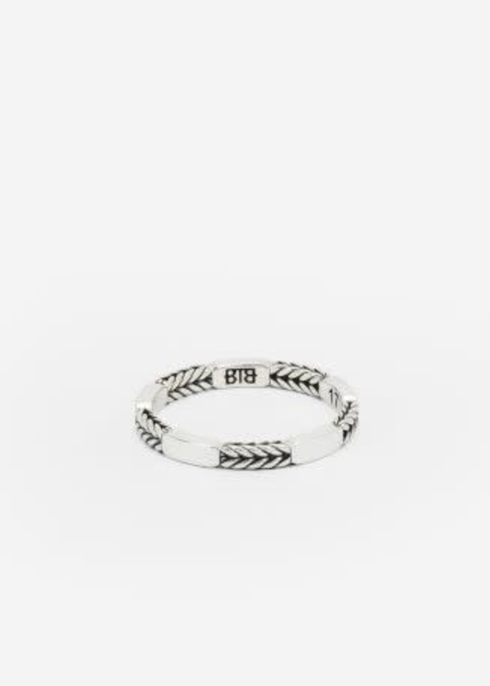 Buddha to Buddha 925 Sterling Zilveren 347 - Stacking Ring Barbara Mix Zilver