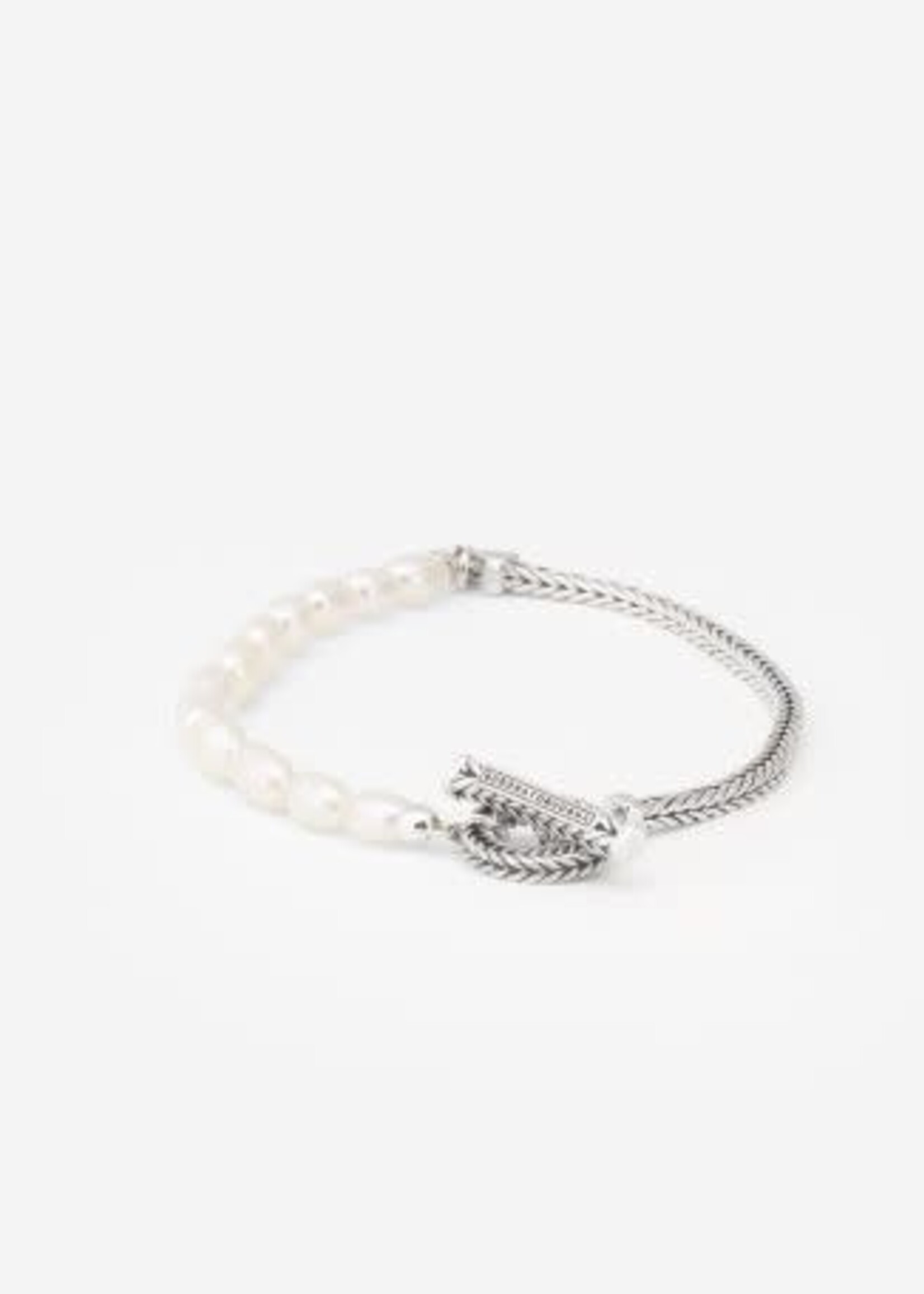 Buddha to Buddha 925 Sterling Zilveren 139 Barbara Pearl Bracelet