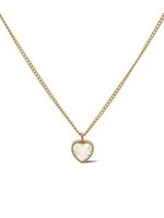 Karma Necklace LILY Heart Zirconia
