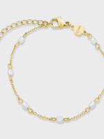 Cluse Essentielle Pearl Bracelet, Gold Colour