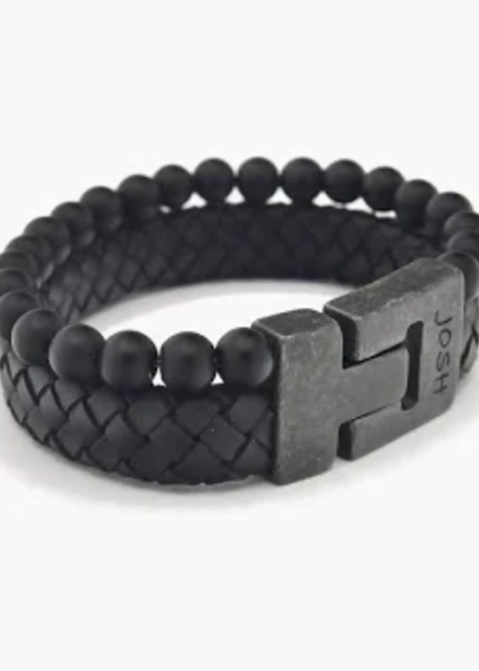 Josh Armband Heren Vintage Black 25040 vb