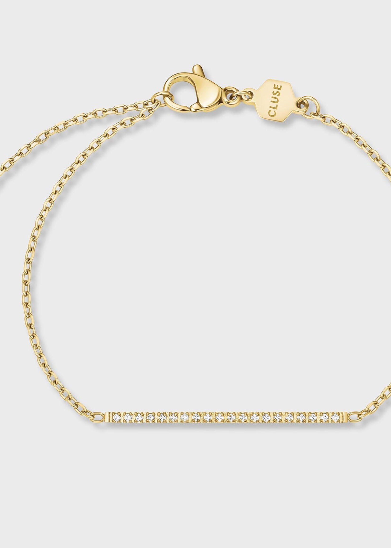 Cluse Élevé Flat Zirconia Chain Bracelet