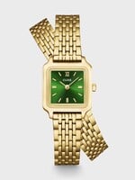 Cluse Gracieuse Mini Watch Double Steel, Forest Green