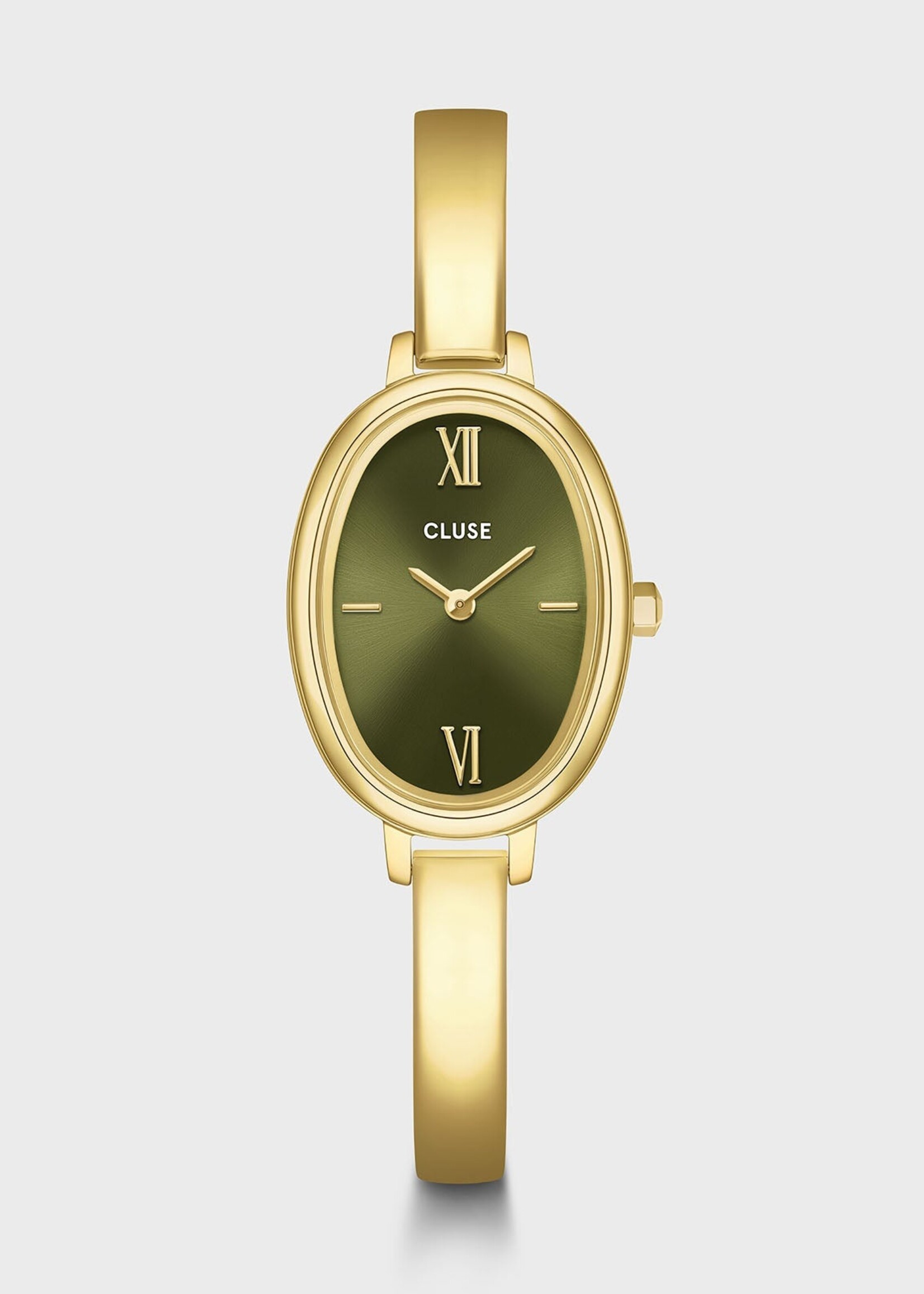 Cluse L'Ovale Watch Steel, Olive