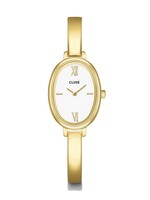 Cluse L'Ovale Watch Steel, White, Gold Colour