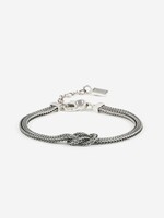 Buddha to Buddha 925 Sterling Zilveren 216 - Bracelet Barbara Mini Knot Silver
