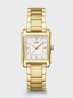 Cluse Anglée Watch Steel, White, Gold Colour