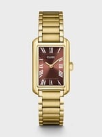 Cluse Belisenna Watch Steel, Mocha, Gold Colour