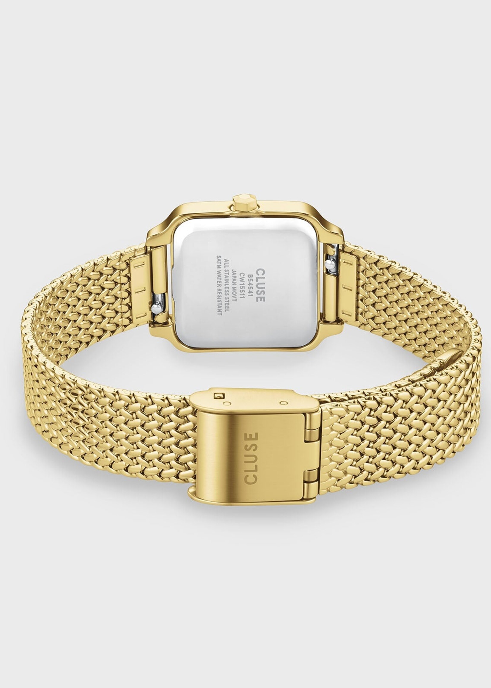 Cluse Gracieuse Mini Watch Mesh, Brown, Gold Colour