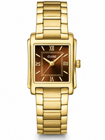 Cluse Anglée Watch Steel, Brown, Gold Colour
