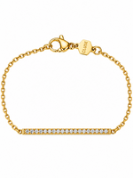 Cluse Élevé Flat Zirconia Chain Bracelet