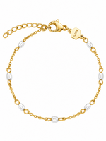 Cluse Essentielle Pearl Bracelet, Gold Colour